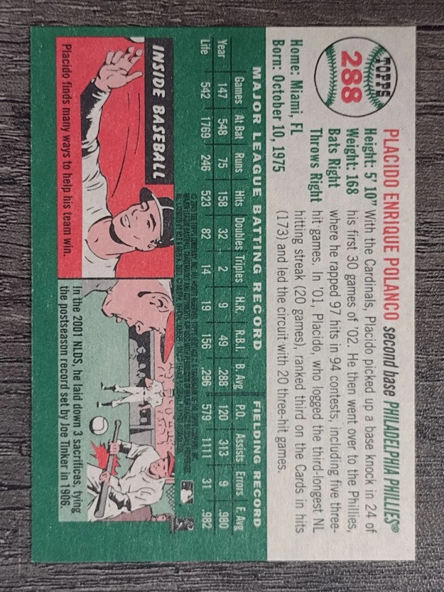 2003 Topps Heritage #288 Placido Polanco