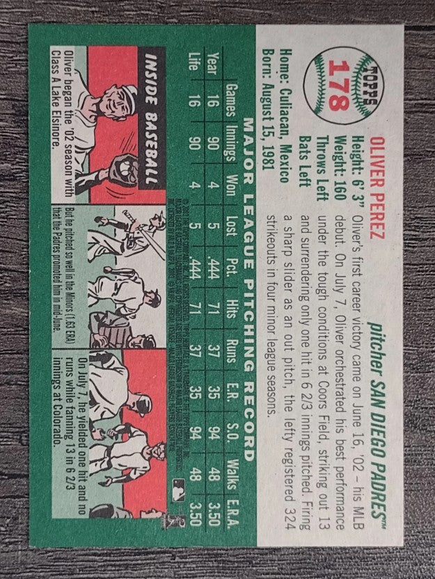 2003 Topps Heritage #178 Oliver Perez