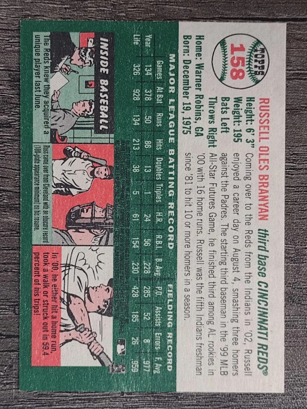 2003 Topps Heritage #158 Russell Branyan