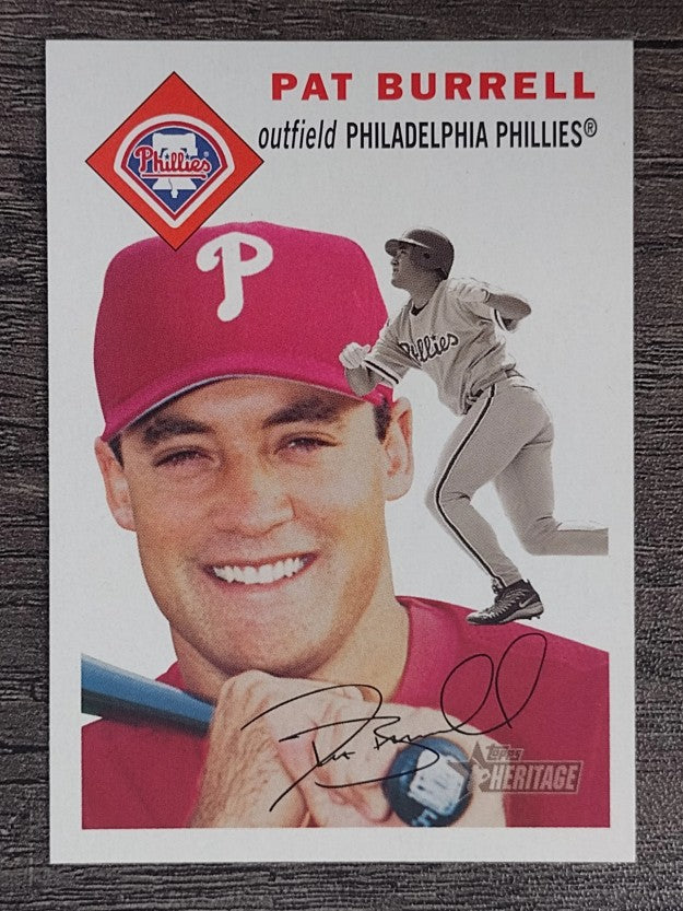 2003 Topps Heritage #11A Pat Burrell New Logo