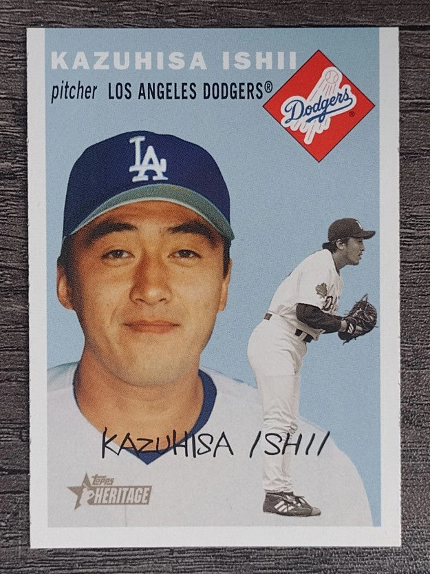 2003 Topps Heritage #50A Kazuhisa Ishii Blue