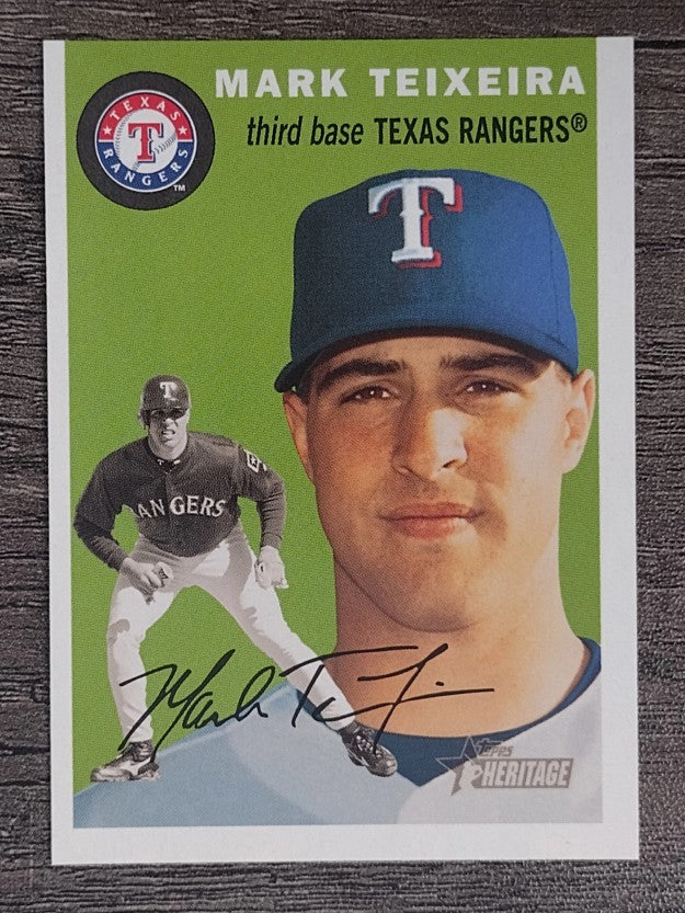 2003 Topps Heritage #95 Mark Teixeira