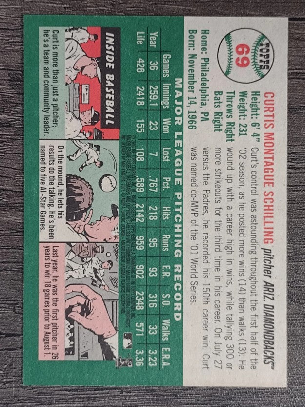 2003 Topps Heritage #69 Curt Schilling