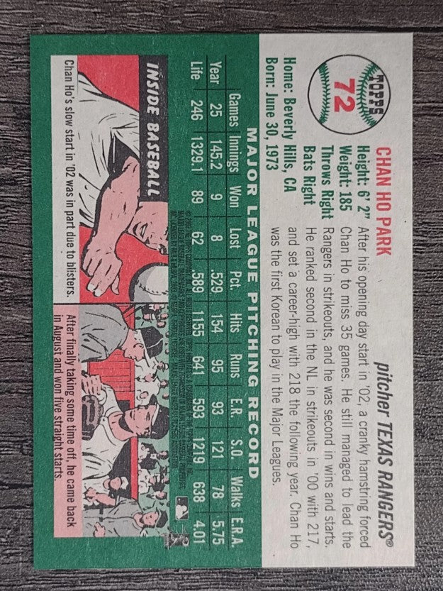 2003 Topps Heritage #72 Chan Ho Park