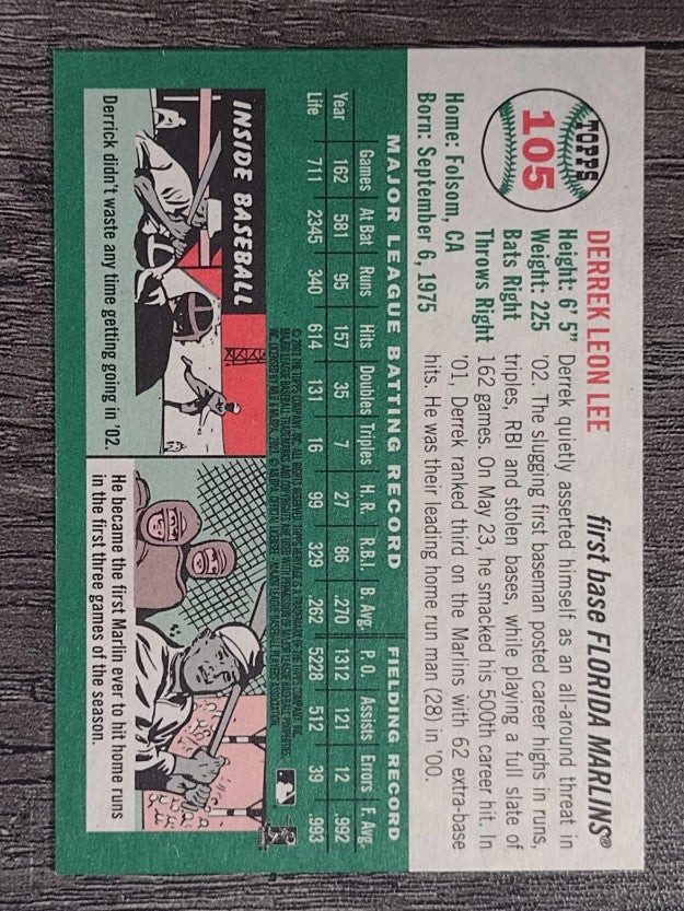 2003 Topps Heritage #105 Derrek Lee