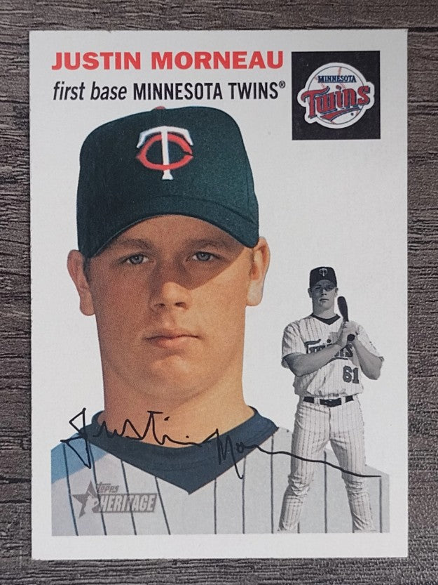 2003 Topps Heritage #14 Justin Morneau