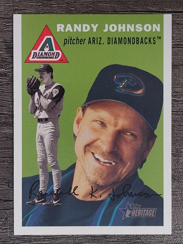 2003 Topps Heritage #80A Randy Johnson Green