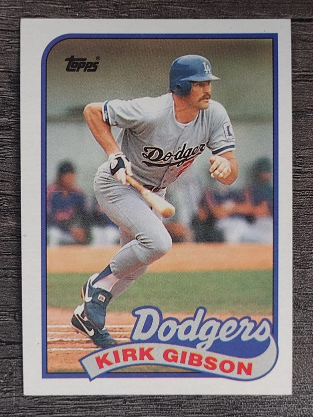 1989 Topps #340 Kirk Gibson
