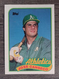 1989 Topps #500 Jose Canseco