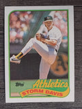 1989 Topps #701 Storm Davis