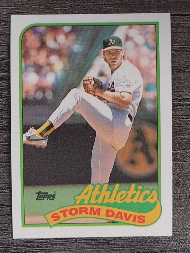 1989 Topps #701 Storm Davis