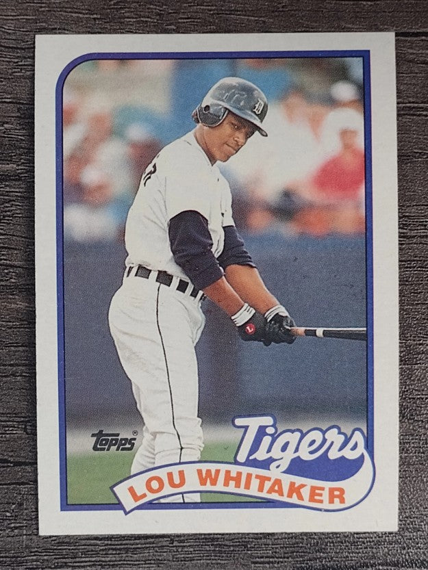 1989 Topps #320 Lou Whitaker