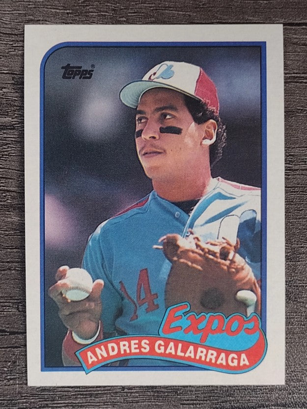 1989 Topps #590 Andres Galarraga