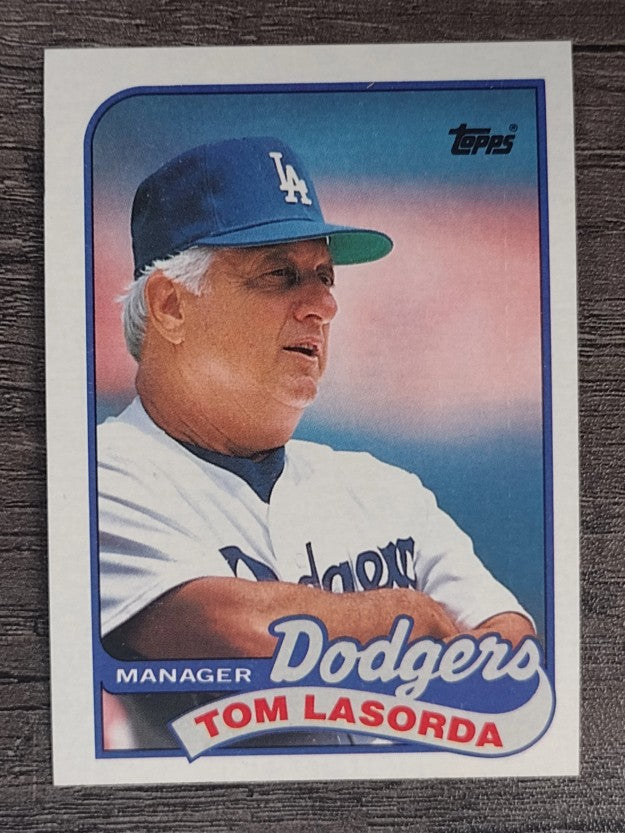 1989 Topps #254 Tom Lasorda MG