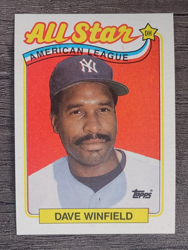 1989 Topps #407 Dave Winfield AS