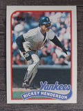 1989 Topps #380 Rickey Henderson