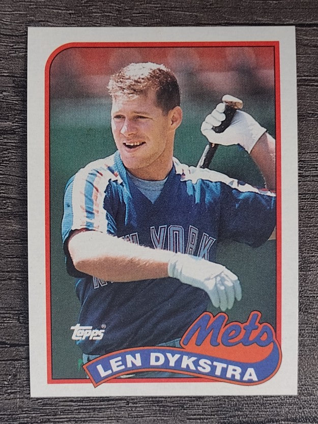 1989 Topps #435 Len Dykstra