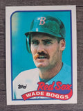 1989 Topps #600 Wade Boggs