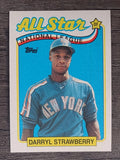 1989 Topps #390 Darryl Strawberry AS