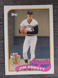 1989 Topps #573 Jim Abbott FDP RC