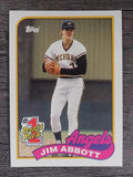 1989 Topps #573 Jim Abbott FDP RC