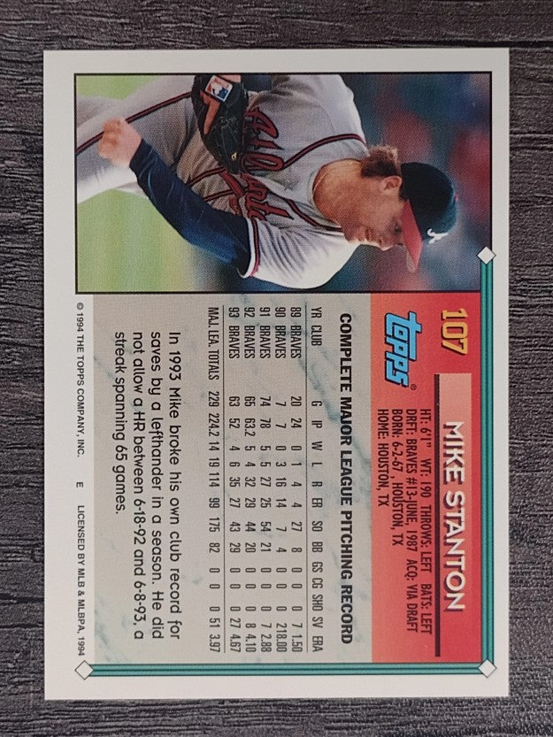 1994 Topps #107 Mike Stanton