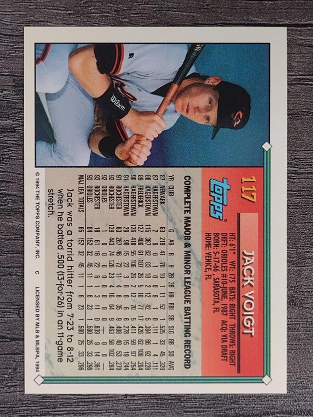 1994 Topps #117 Jack Voigt