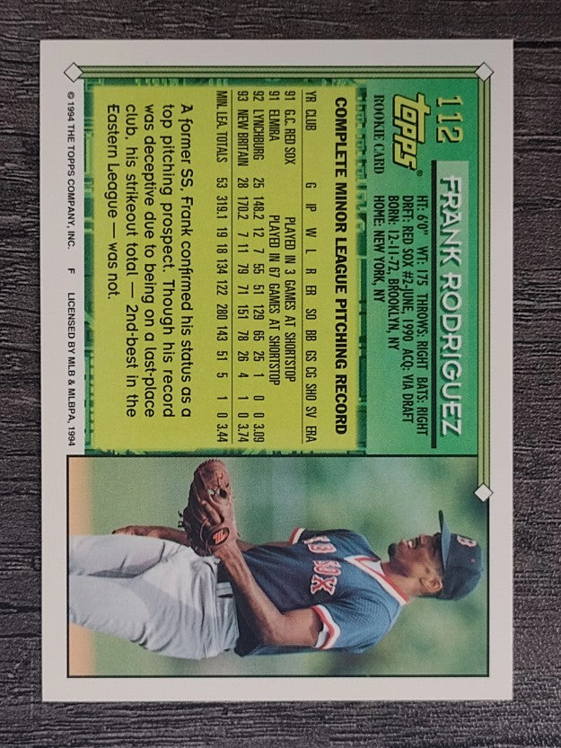 1994 Topps #112 Frankie Rodriguez