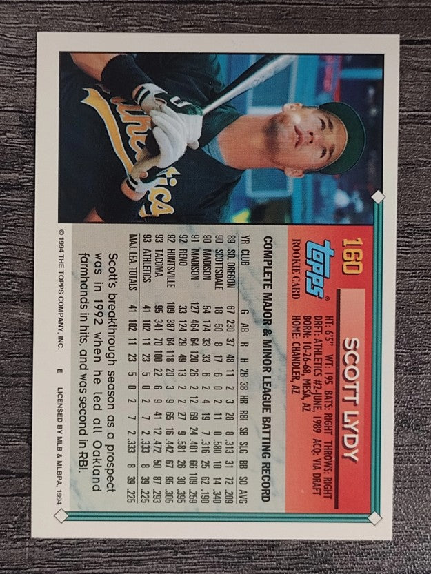 1994 Topps #160 Scott Lydy