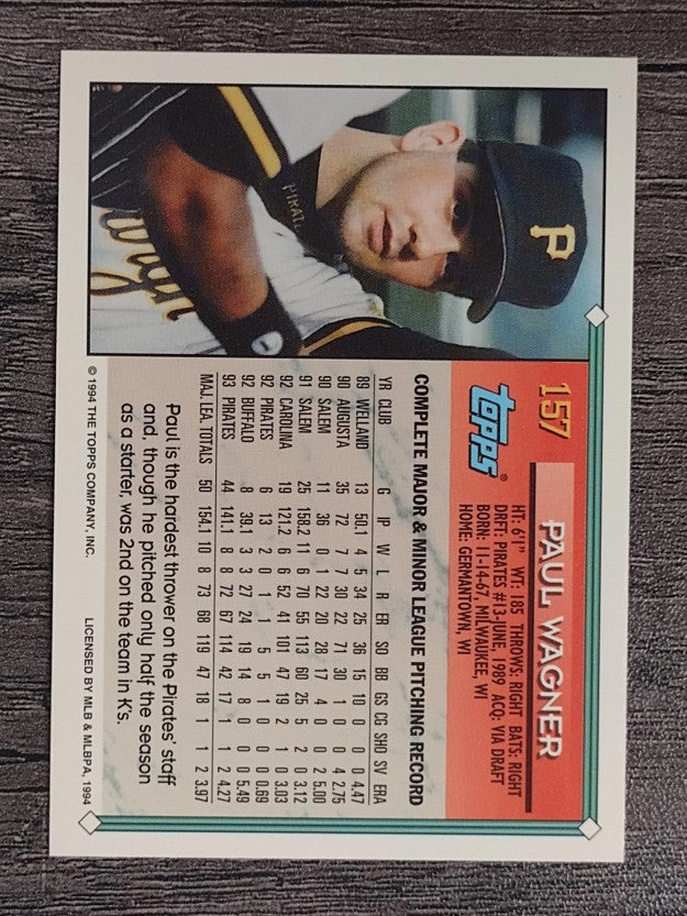 1994 Topps #157 Paul Wagner