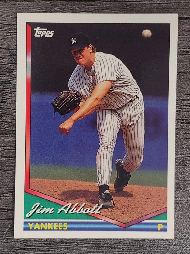 1994 Topps #350 Jim Abbott