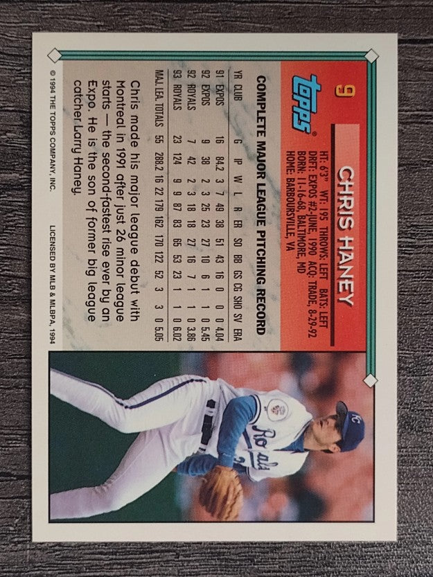 1994 Topps #9 Chris Haney