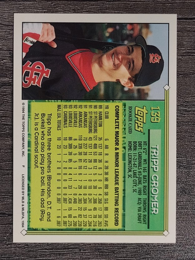 1994 Topps #139 Tripp Cromer