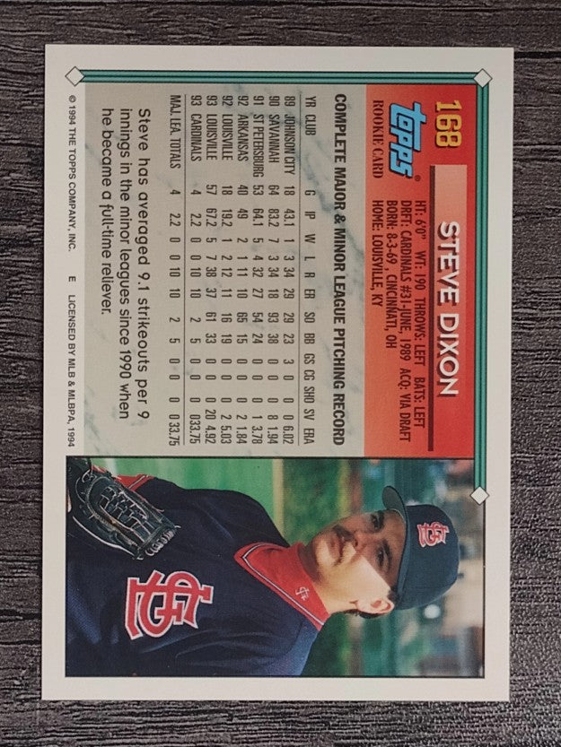 1994 Topps #168 Steve Dixon