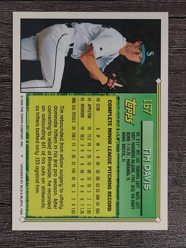 1994 Topps #167 Tim Davis