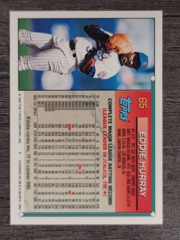 1994 Topps #65 Eddie Murray