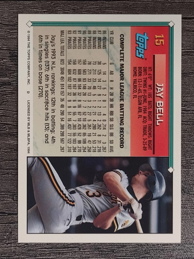 1994 Topps #15 Jay Bell
