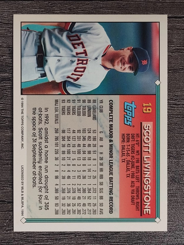 1994 Topps #19 Scott Livingstone