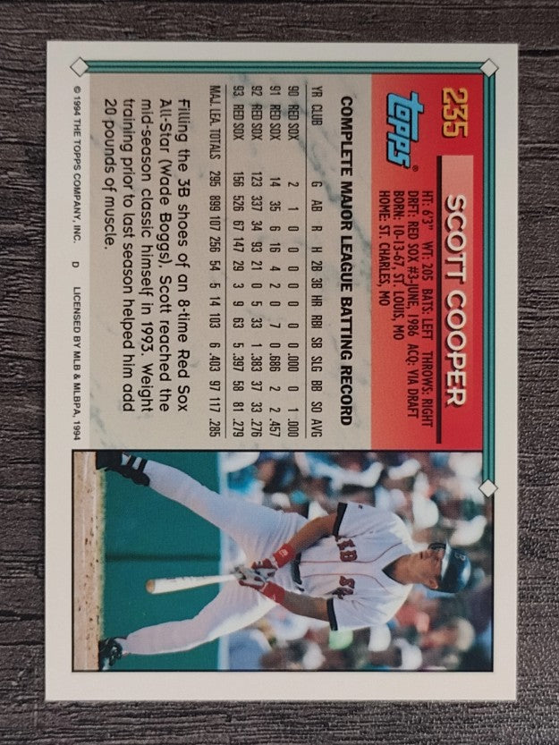 1994 Topps #235 Scott Cooper