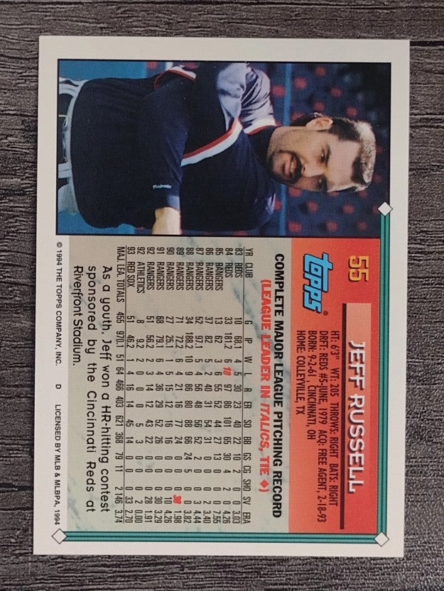 1994 Topps #55 Jeff Russell