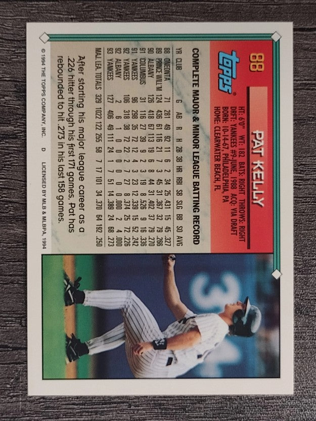 1994 Topps #88 Pat Kelly