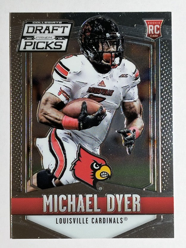 2015 Panini Prizm Draft Picks #225 Michael Dyer RC