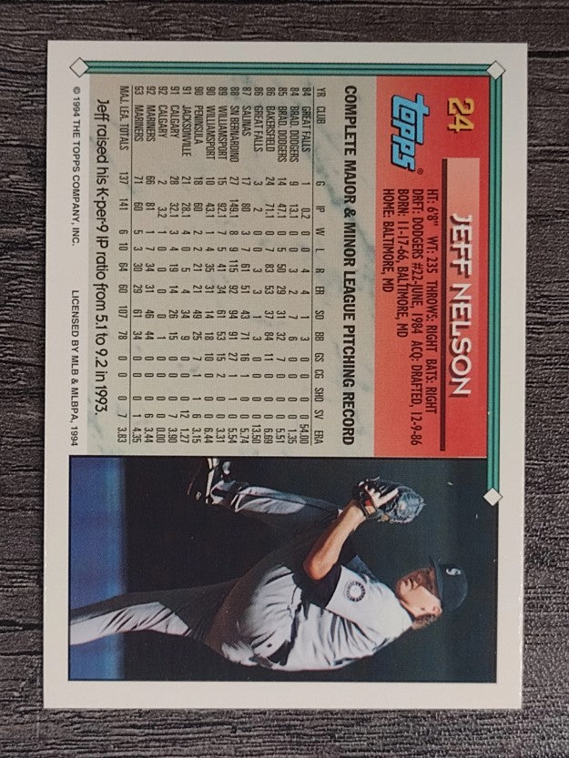 1994 Topps #24 Jeff Nelson