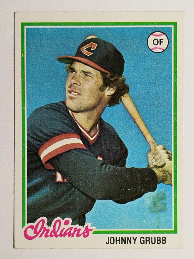 1978 Topps #608 Johnny Grubb (VG)
