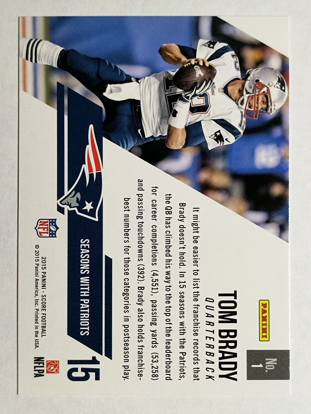 2015 Score Franchise #1 Tom Brady