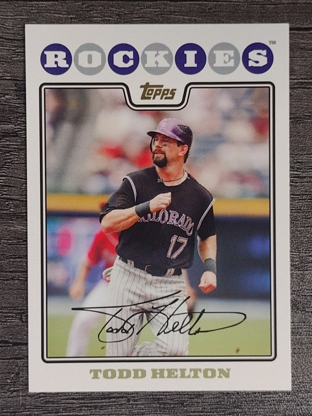 2008 Topps Gold Foil #195 Todd Helton