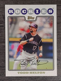 2008 Topps Gold Foil #195 Todd Helton