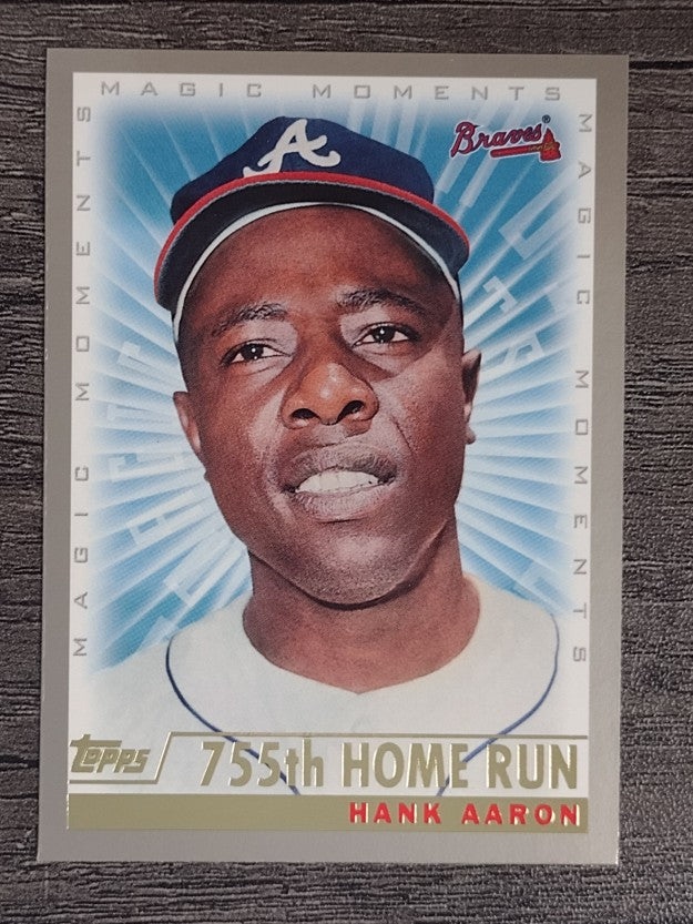 2000 Topps #237E Hank Aaron MM 755th HR