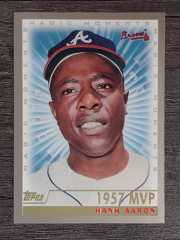 2000 Topps #237B Hank Aaron MM 1957 MVP