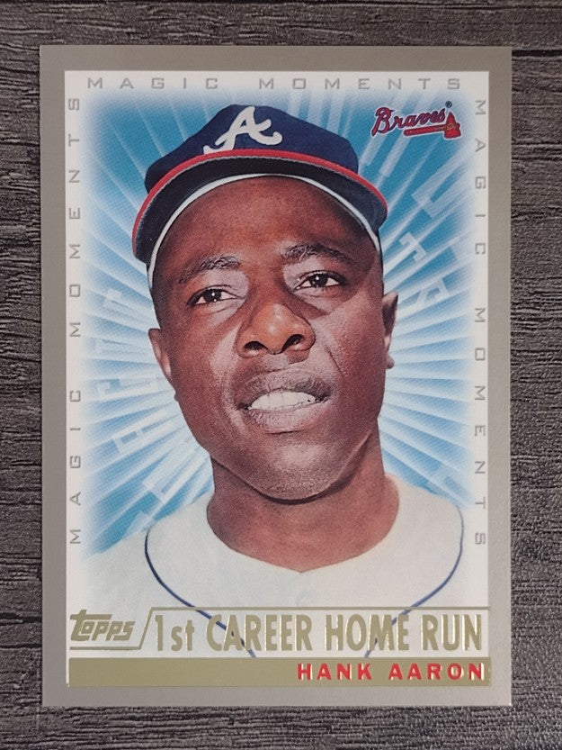 2000 Topps #237A Hank Aaron MM 1st Career HR